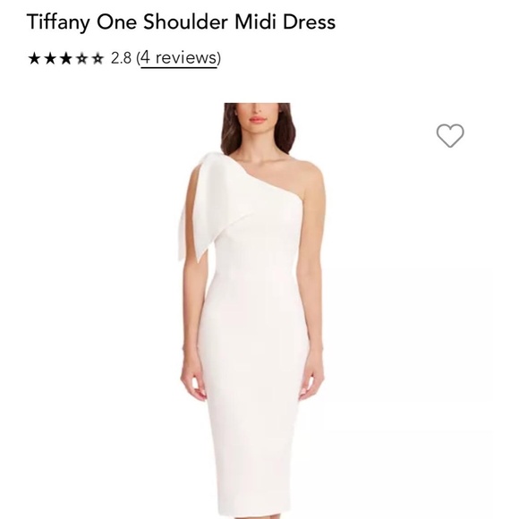 Dress The Population Tiffany One Shoulder Midi Dress - Picture 1 of 7